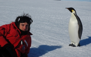 Dan Boritt with Penguin