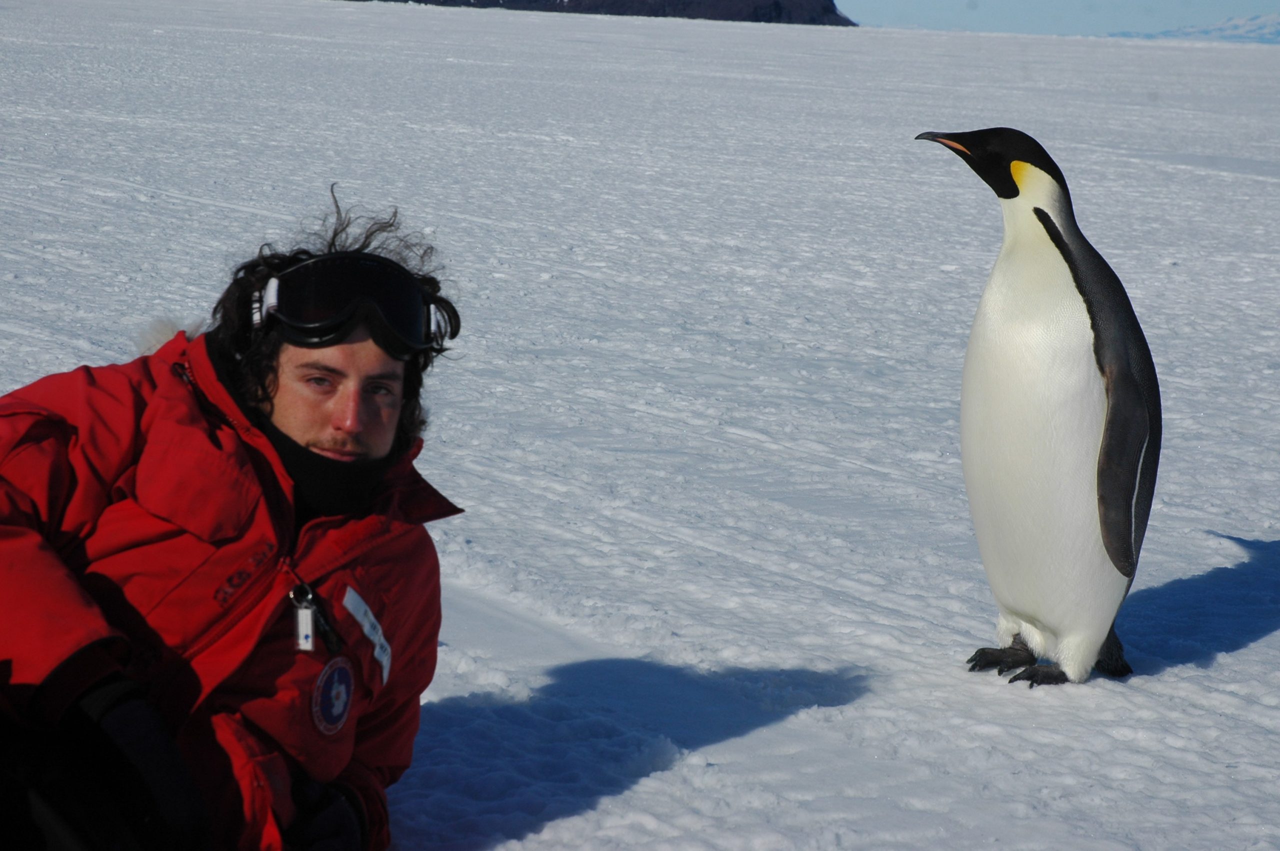 Dan Boritt with Penguin